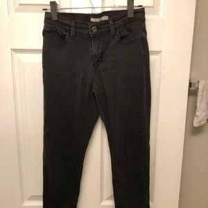 Black Denim Levi Jeans